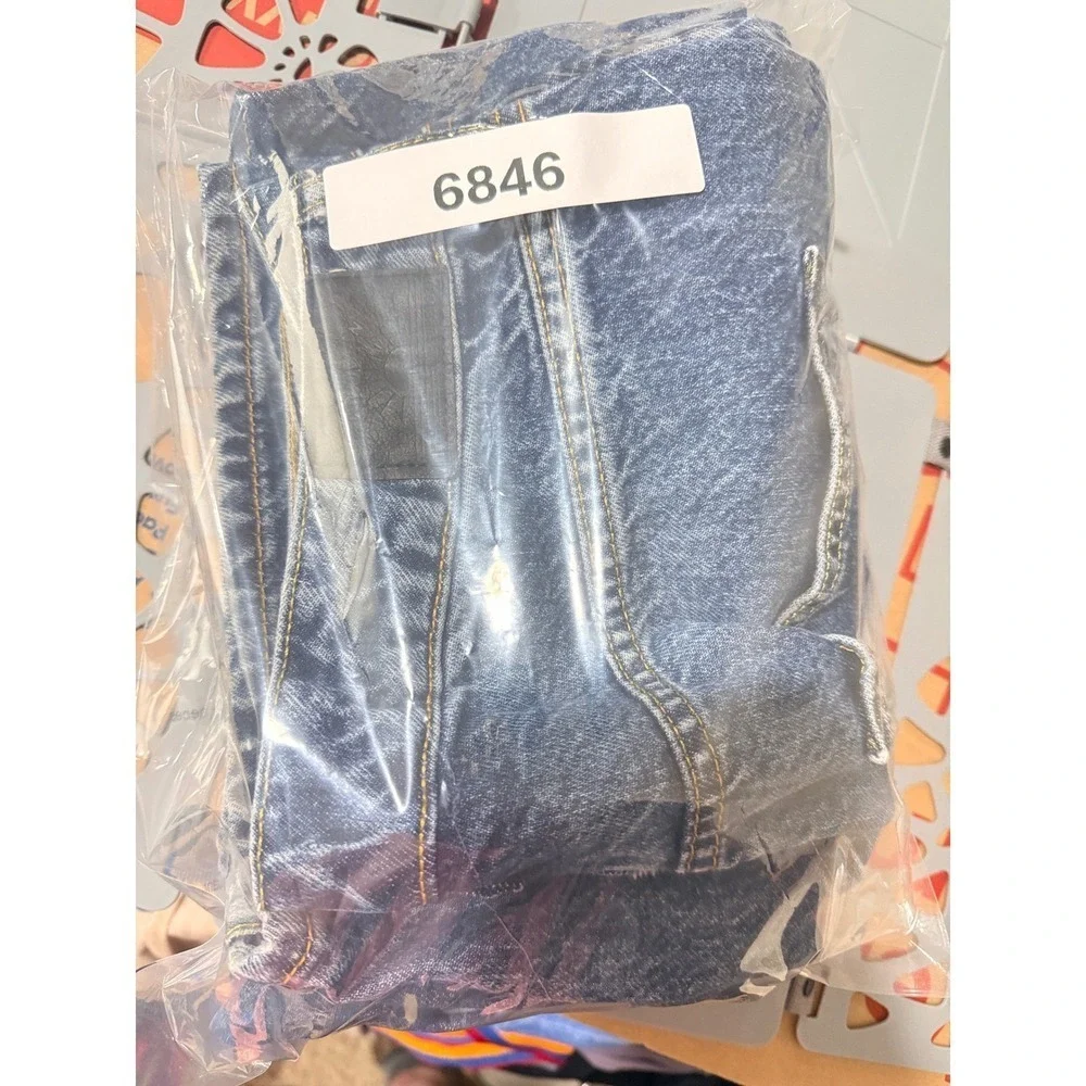 Superdry & Co Denim Wide Leg Jeans Mens 32x32 Blue Organic Cotton